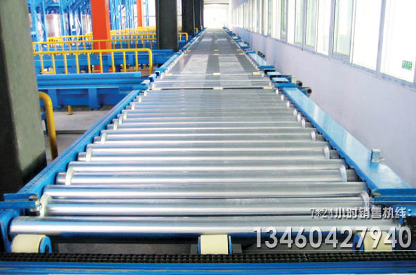 滾筒輸送機使用現(xiàn)場