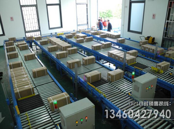 滾筒輸送機使用現(xiàn)場