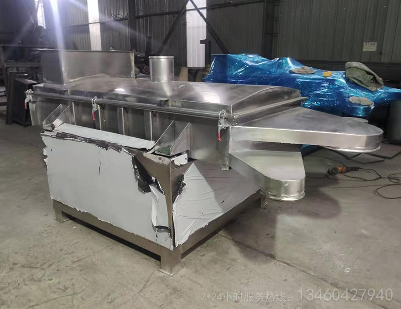 石膏粉分目篩處理量5噸t/h選用1245直線篩可以嗎？