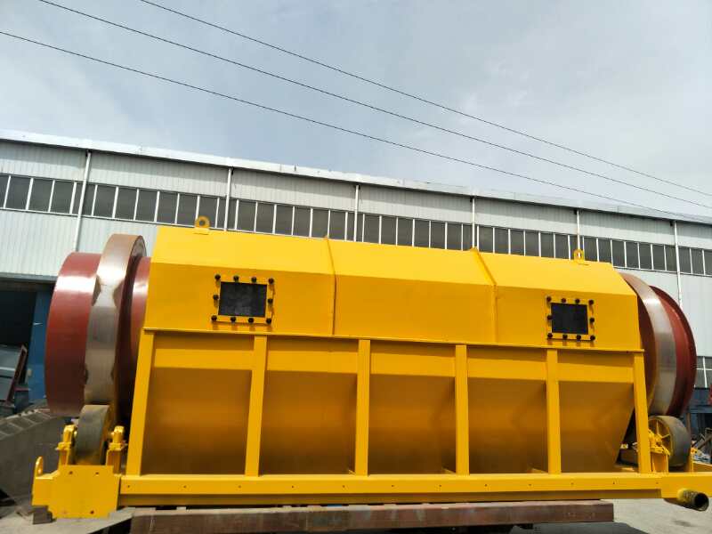 鵝卵石、木屑、垃圾使用滾筒篩分篩石較多